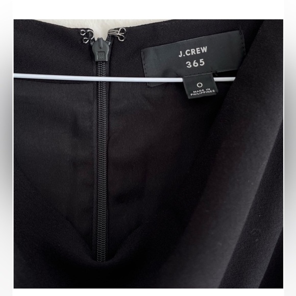 J. Crew Cowl Neck Sheath Black Dress - Picture 5 of 6